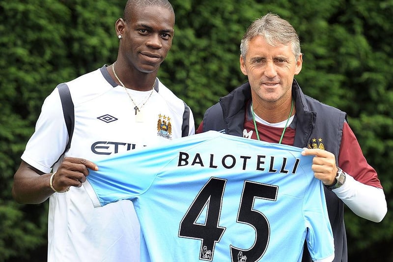 Why always me? The incident happened in January 2013 at Manchester City when Mancini reportedly tried to drag Balotelli off the training pitch by his orange bib following a dangerous tackle. The striker resisted and eventually had to be restrained by teammates.