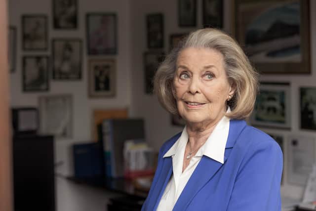 Sixties supermodel Delyse Humphreys has gone back in front of the camera to celebrate 50 years of St Luke's Hospice, which has supported her since she was diagnosed with cancer (pic: Jonathan Keenan)