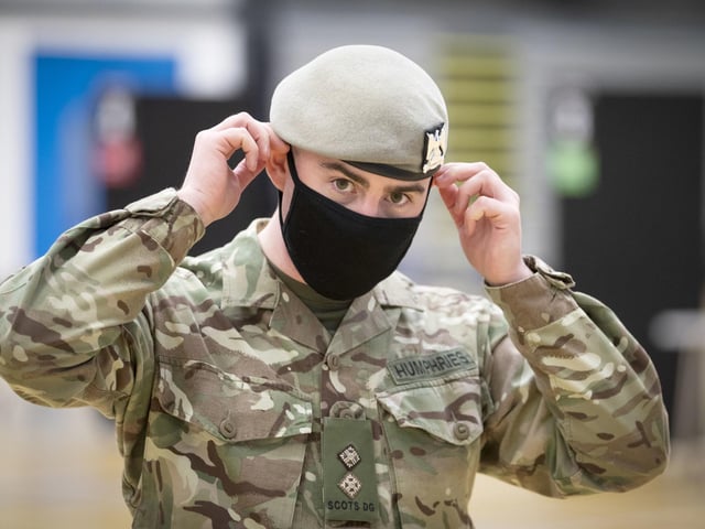 Lieutenant Alex Humphries of the Royal Scots Dragoon Guard