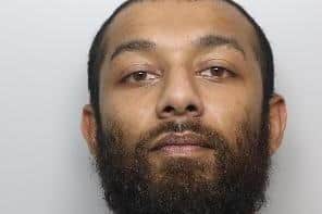 Pictured is Mebub Islam, aged 27, of of Egerton Walk, Broomhall, Sheffield, who has been sentenced to life imprisonment after he was found guilty of attempting to murder his ex-partner and falsely imprisoning her and after he also admitted breaching a restraining order and a suspended prison sentence.