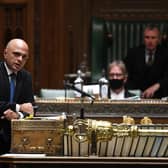 Health Secretary Sajid Javid updating MPs on the governments coronavirus plans, in the House of Commons, London.