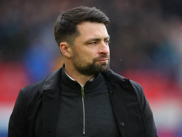 Russell Martin, the Swansea City manager was unhappy after his side's defeat to Sheffield United: Simon Bellis / Sportimage
