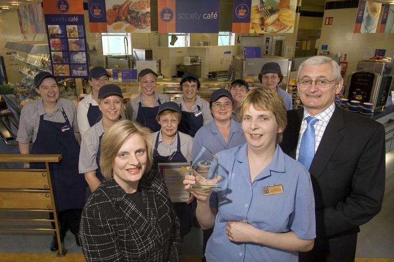Tracy Spence, Catering Supervisor and her team from the Society Café located in Midlands Co-op Department Store on Elder Way, were shortlisted for a Customer Service Team of the Year award for 2005/6.