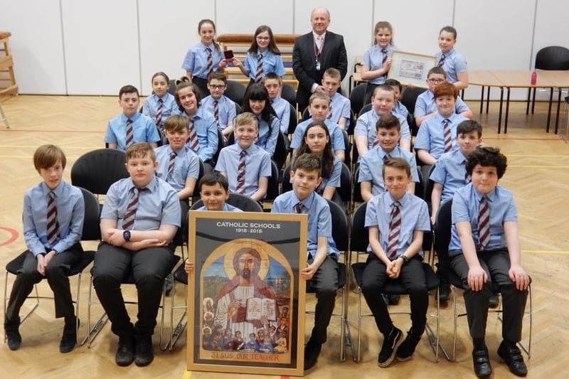 Every class in the school had the chance to say goodbye and pay their own tribute to the much-loved head teacher.