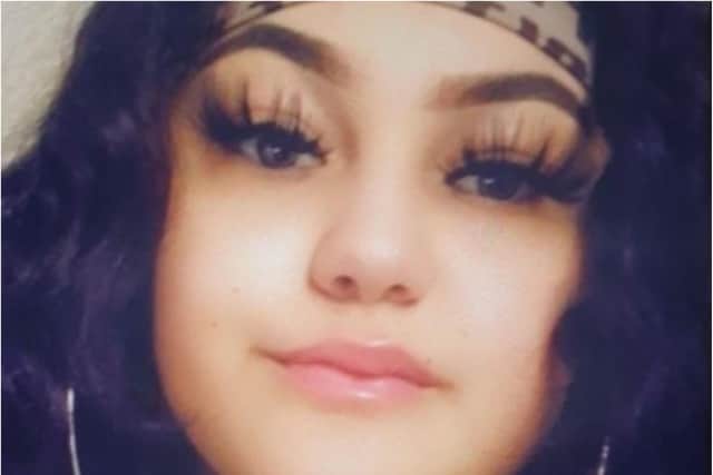 Missing Ava, from Sheffield, has not been seen since Thursday