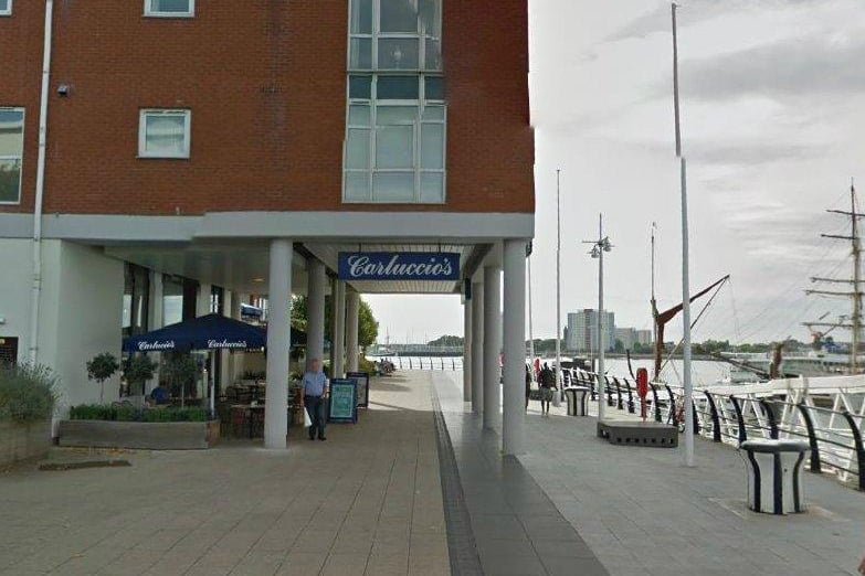 Carluccio’s in Gunwharf Quays will be open from April 12 - and is taking bookings now.