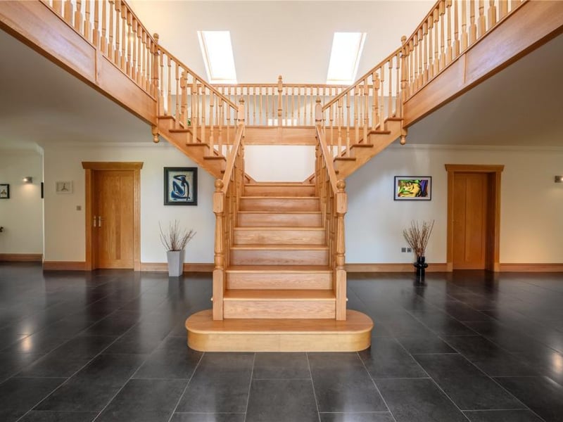 Hall and staircase.
