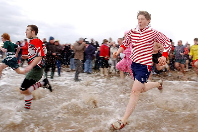 The Seaton Carew Boxing Day dip in 2005. Did you take part?