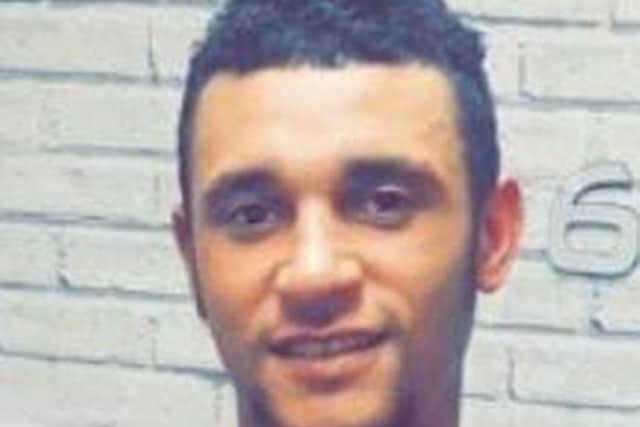 Pictured is murder victim Jordan Marples-Douglas, of Woodthorpe Road, near Richmond, Sheffield, who died aged 23 after he was stabbed to death at his home.