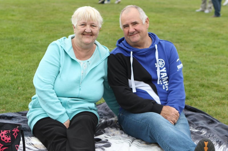Party In The Park proved to be a lovely day out for Susan and Alf Prewett. The couple were among the first to bag a prime spot for the afternoon.