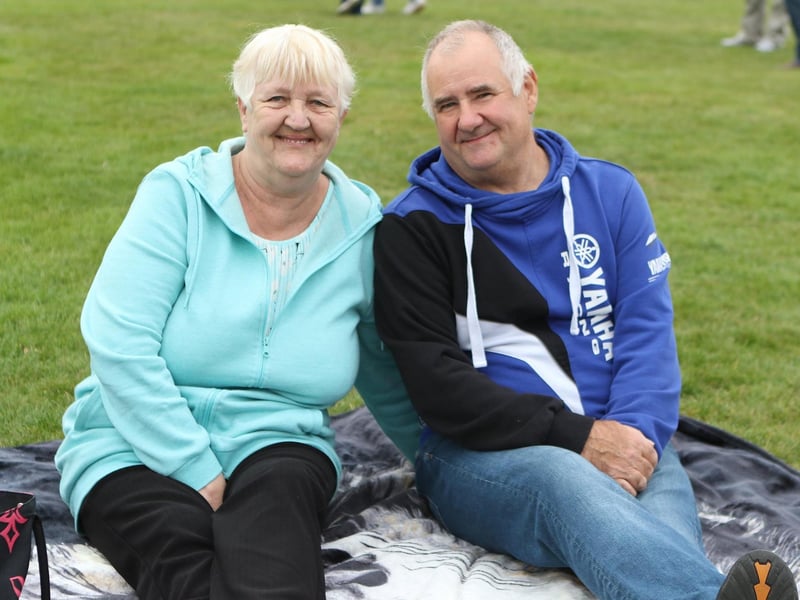 Party In The Park proved to be a lovely day out for Susan and Alf Prewett. The couple were among the first to bag a prime spot for the afternoon.