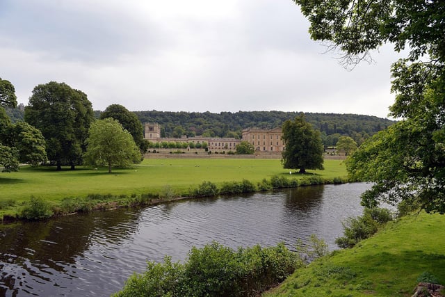 11\ Chatsworth House, the stately home in the Derbyshire Dales, stands on the east bank of which river?