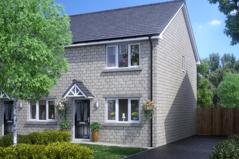Part of a new development, this two bed semi-detached house is on the market for 50% shared ownership for £88,000. The monthly rent on the remaining share is £201.67. Monthly service charge is £33.13. There is no ground rent to pay. The properties are sold on a 125 year shared ownership lease.