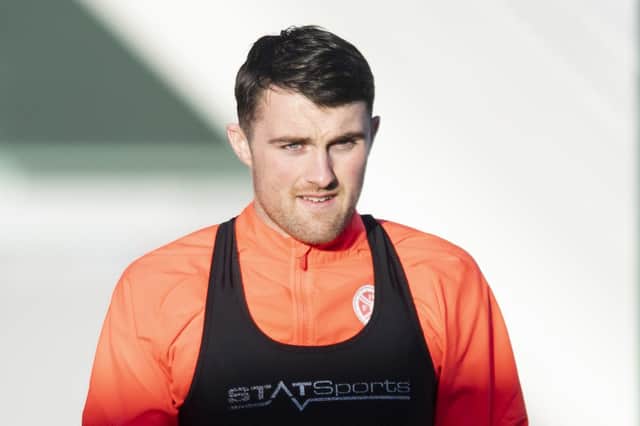 John Souttar is pictured during a Hearts training session at the Oriam training facility, on January 17, 2022, in Edinburgh, Scotland.  (Photo by Mark Scates / SNS Group)