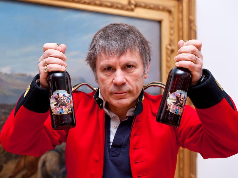 Luke Clarkson, said: "Bruce Dickinson, singer of my favourite band grew up not far from where i grew up, and likes a real Ale."