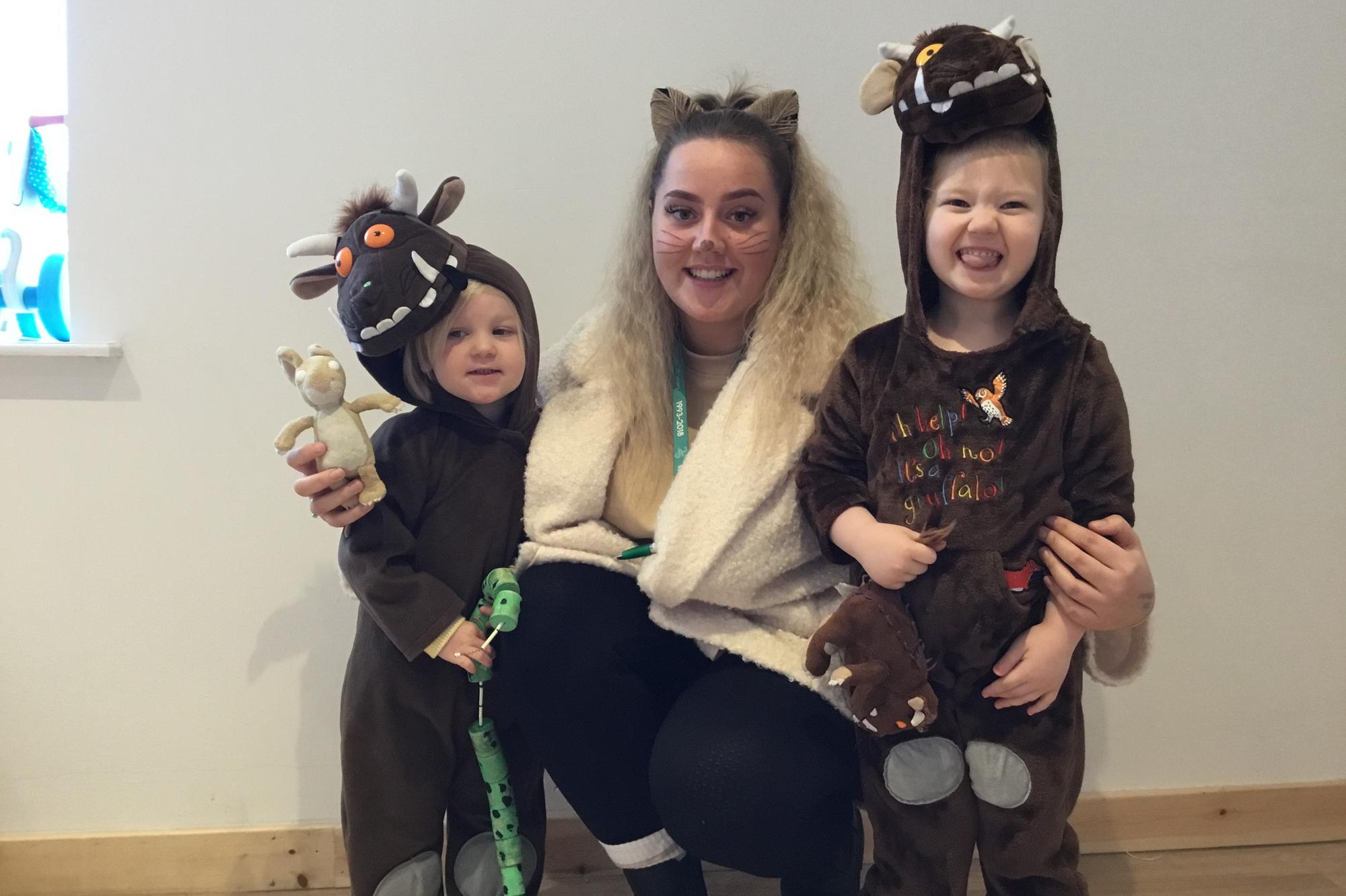 Children dressed up as their favourite book characters