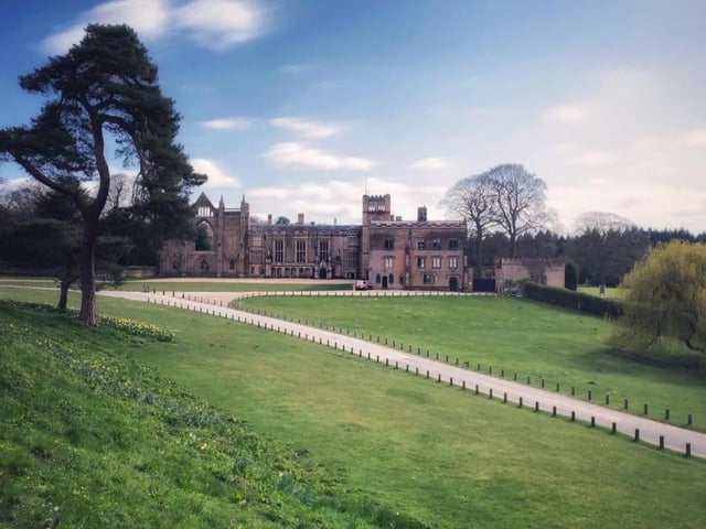 Before we leave The Archway, here's a reminder of how Newstead Abbey looks, sitting among acres of parkland. Although our £450,000-plus property does not have its own garden, who needs one with this on your doorstep? The abbey grounds and woodland are perfect for strolls and picnics.
