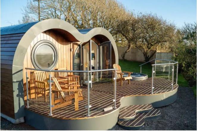 ‘The Orchard’ is the ultimate in luxury glamping, set in a private location with stunning countryside views. And, we can’t lie, it looks absolutely stunning. Featuring a big decked area outside with a hot tub, plus a large grassed area and that’s just on the outside. Indoors you’ll find TVs with Netflix in all of the rooms, perfect for the kids and all of this is within perfect reach of some wonderful beaches. With prices from £150 a night, plus a £51 service fee or a two night stay for only £351 (inc. Service fee) when you book between June 16-18, it’s not too bad at all.

Book via Airbnb.