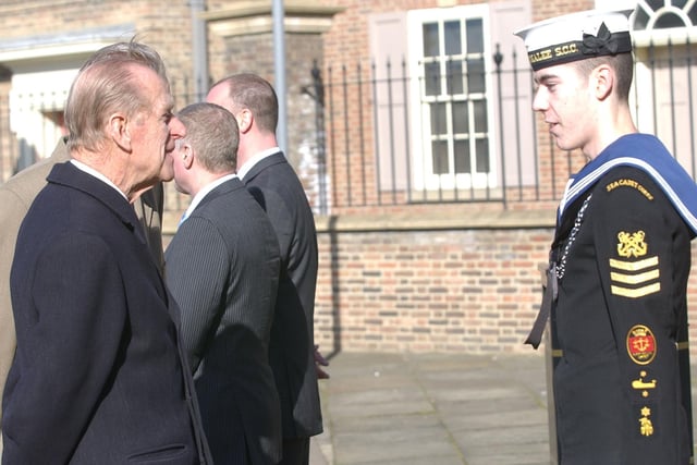 Prince Philip has always spared time to chat to locals on his visits to Hartlepool.
