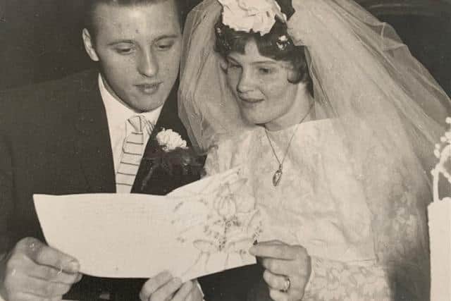 Margaret and Daniel Firth on their wedding day