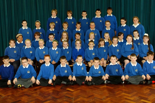 Barnard Grove Primary School leavers look very smart for their photo in 2012.