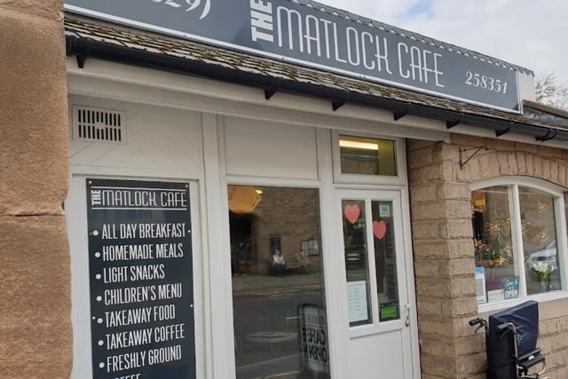 The Matlock Cafe, 9 Bakewell Road, Matlock, DE4 3AU. Rating: 4.7/5 (based on 138 Google Reviews). "Made up a breakfast from individual items properly cooked. Helpful staff. Second visit today. Good price too."