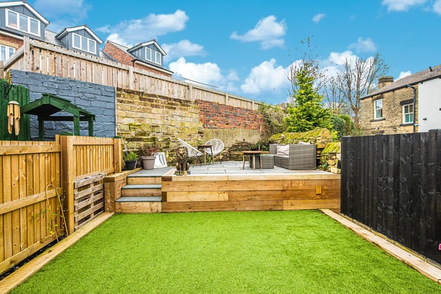 There's scope for a separate seating area as well as a lawn in the garden.