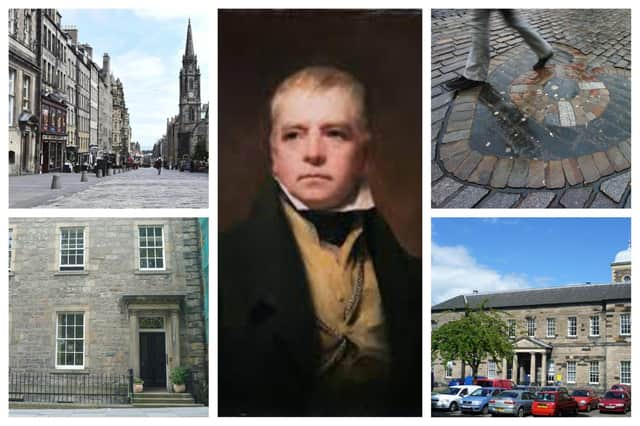A new virtual tour traces the Edinburgh footsteps of legendary author Sir Walter Scott.