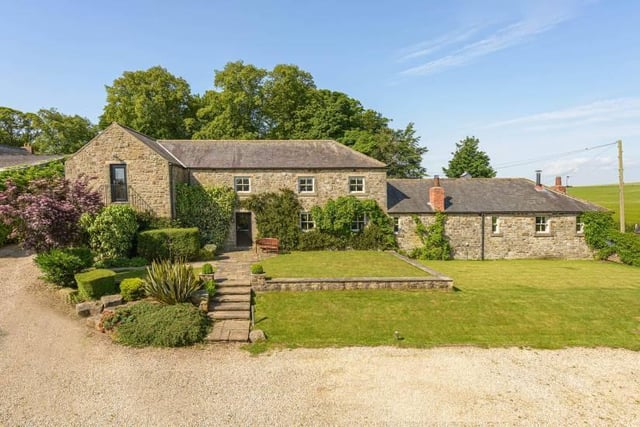 Property specialist Bradley Hall says: "We are delighted to offer for sale this stunning detached stone barn conversion occupying an elevated position and offering unbridled views over open countryside whilst still being only two-and-miles west miles west of Durham City Centre"