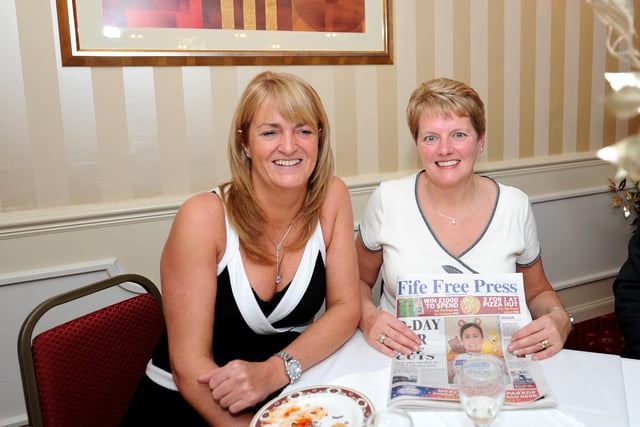 Launch night for our team - Charlotte Taylor and Doreen Binnie (Pic: Walter Neilson)