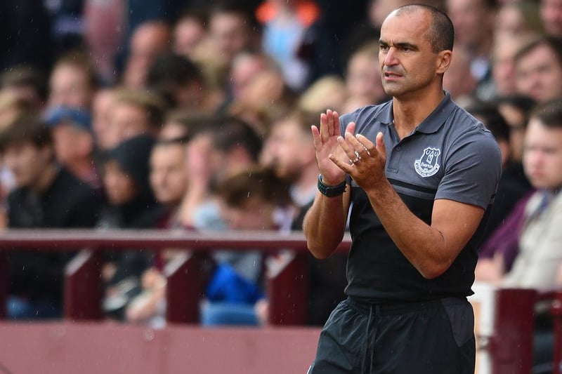 Current Belgian national team coach Roberto Martinez was the manager of Everton at the time.