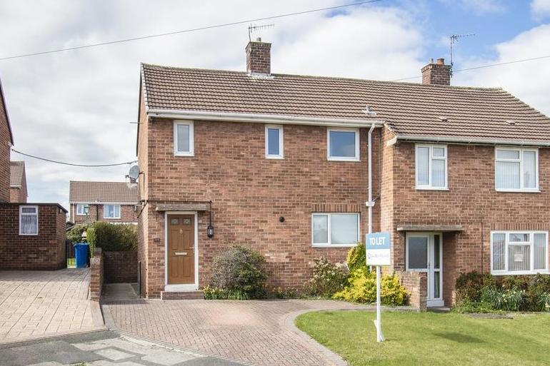 This unfurnished, two-bedroom, semi-detached home is available for £650 per calendar month, with Dales & Peaks.