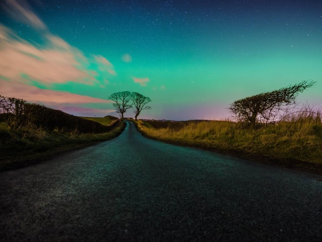 The Fife coastline, such as Kinghorn, have witnessed particularly powerful displays of the Aurora Borealis in the past.