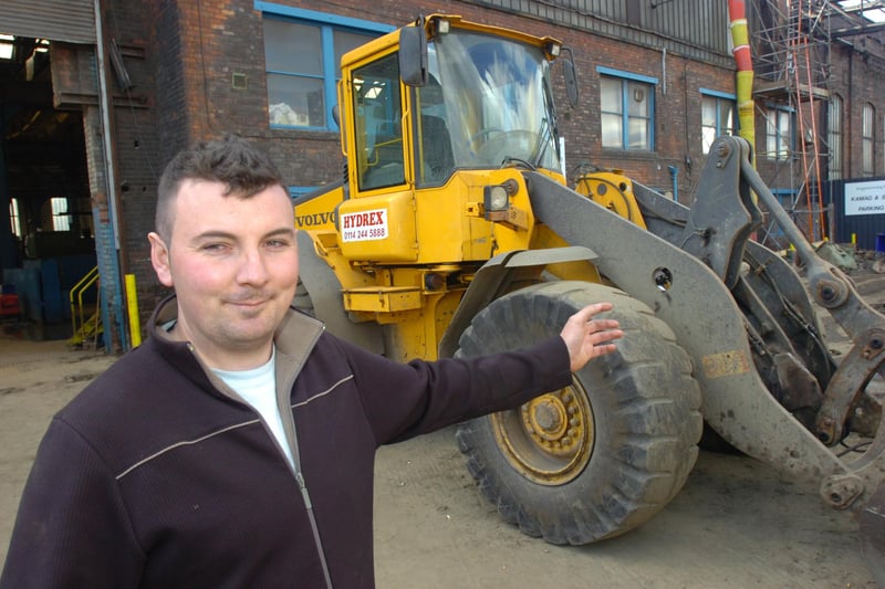 Driver Kevin Marshall at the Forgemaster Works on Brightside Lane helped rescue people from the 2007 floods