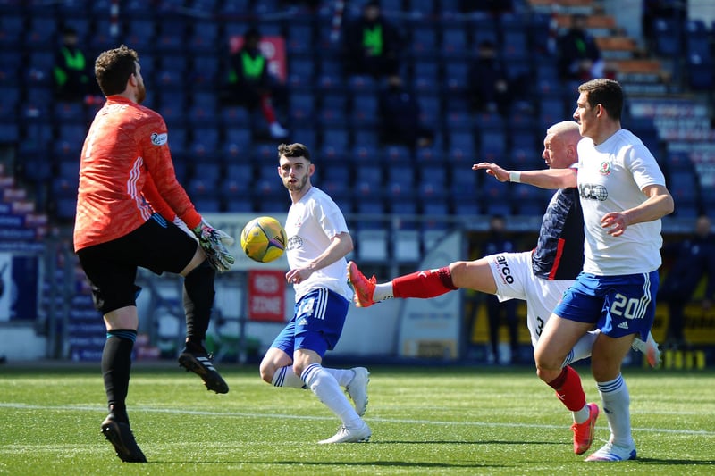 Falkirk started brightly and had a good early chance but Callumn Morrison fired over the bar