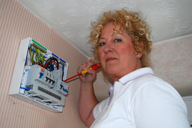 Electrician Mandy Reynolds of Heeley who gave up her job in financial services back in 2009