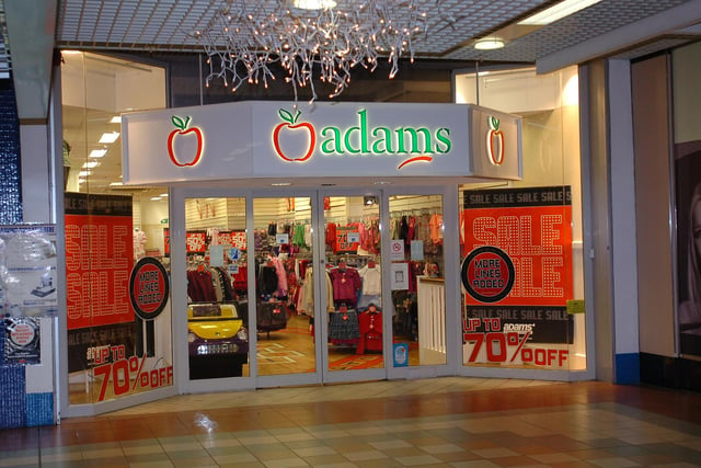 It's 13 years since this view of the Adams childrens wear store was captured by our photographers.