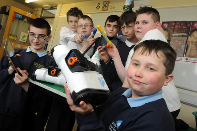 Youngsters from Epinay School were pictured taking part in a space event six years ago. Were you in the photo?