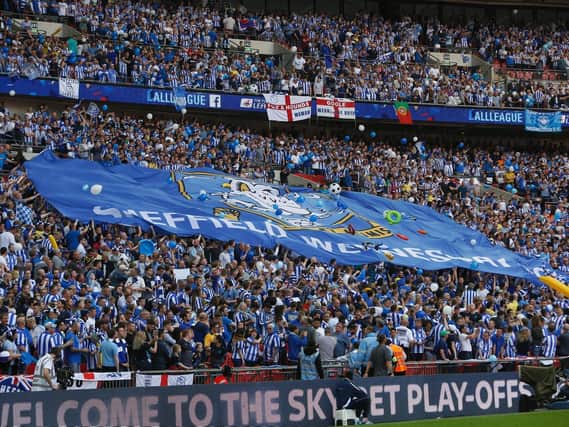 Sheffield Wednesday fans helped to produce an incredible atmosphere at Wembley on Saturday 