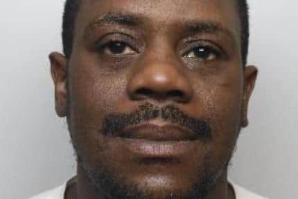 Pictured is Anthony Blackwood, aged 42, of of Scotia Drive, Manor, Sheffield, near Deep Pit, who was sentenced at Sheffield Crown Court to 12 months of custody after he pleaded guilty to arson and to possessing a bladed article but given the time he has spent remanded in custody he is now expected to be released.