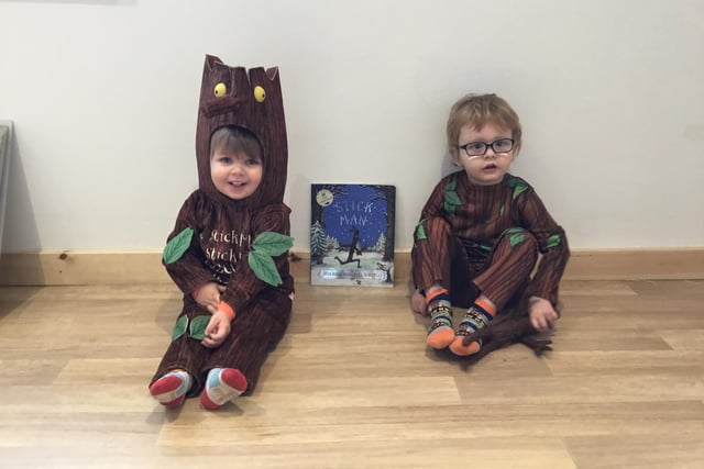 Children dressed up as their favourite book characters