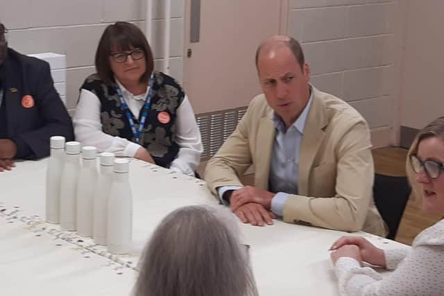 Prince William is in Burngreave, Sheffield, today (Photo: David Kessen)