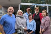 Professor Diana Greenfield (second from left) and the Late Effects Team
