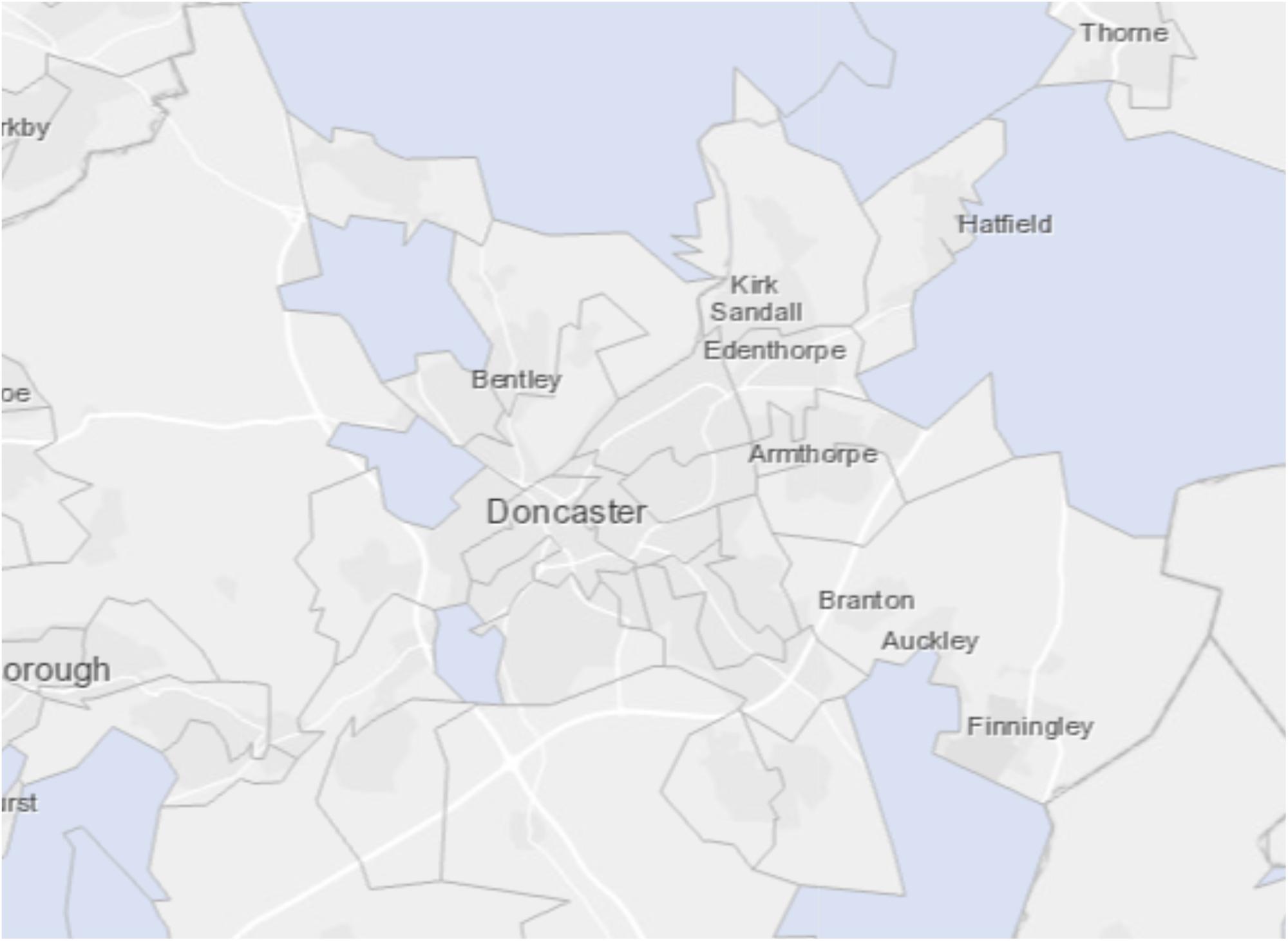 These are where there have been cases of Covid-19 in the latest week.
