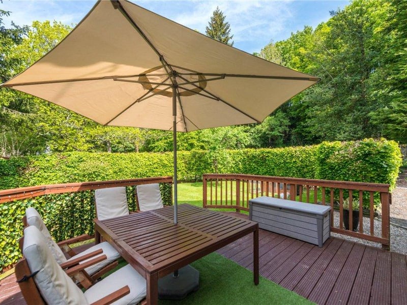 Decking area.