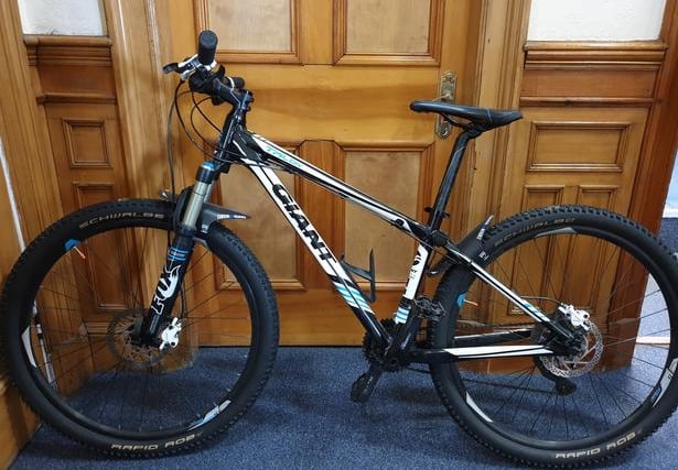 Police want the owner of this Giant mountain bike to reclaim it.