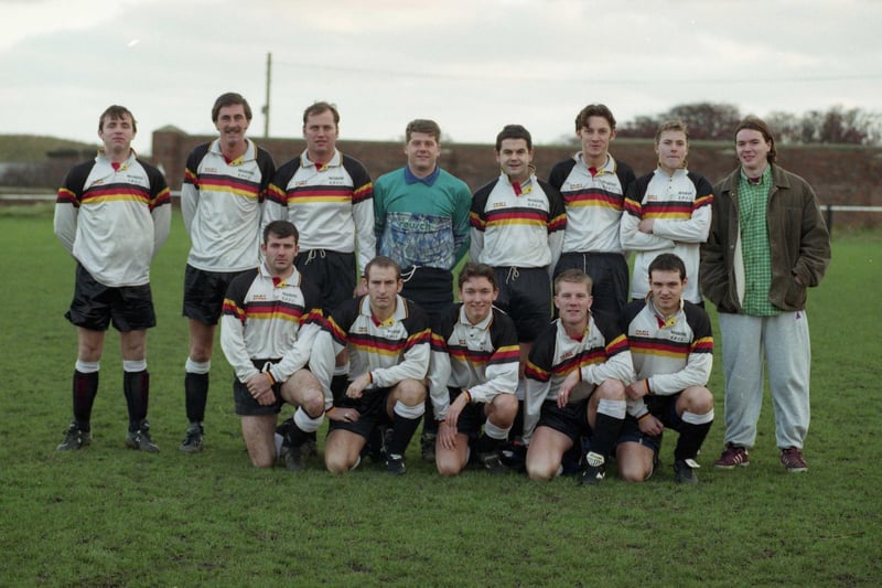 The Belford House football team in 1995. Pictured are back, from left:  Geoff Moon, Graeme Walton, Ian Laws, Neil Mulvaney, Lee Fromson , Wesley Tivnen, Greg Hutchinson, Chris Blakeman.  Front: Darren Hutchinson, Colin Reed, Asa Dobbing, Jimmy Hayden, Neil Thompson.