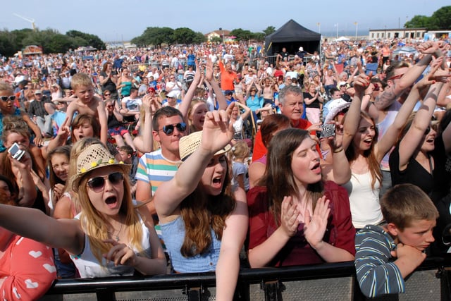 The South Tyneside Summer Music Festival at Bents Park. Can you spot anyone you know in this July 2013 photo?