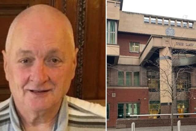 Pictured is deceased and beloved court-watcher Andrew Mollison who is to be honoured with a drive-by ceremony outside Sheffield Crown Court during his funeral on December 8.