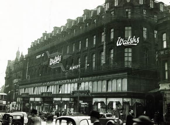 The department store of John Walsh Limited, High Street, Sheffield, in 1950.